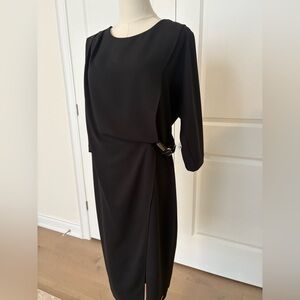 NORM Sophisticated Black Long Sleeve Dress